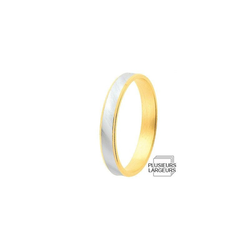 blanc ou jaune, anneaux de mariage thÃ©matique alliance homme or blanc ...