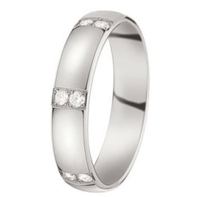 Or blanc & Diamant créatives - 4,5