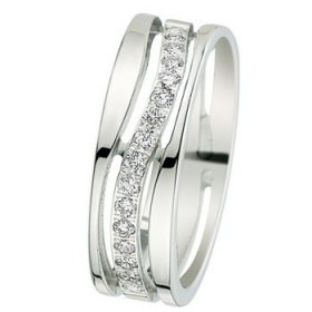 Or blanc & Diamant créatives - 6,0