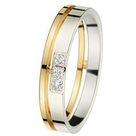 Alliance femme Diamant - 4,0