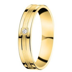 Alliance homme Diamant - 4,0