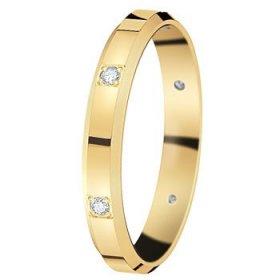 Or jaune, rose & Diamant créatives - 3,0