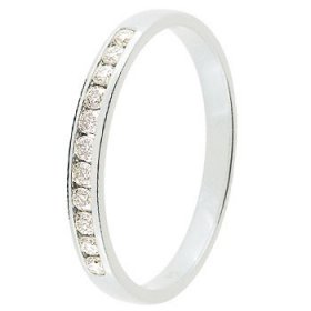 Alliance femme Diamant - 0,15 ct