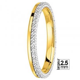 Alliance Platine - Alliance de mariage Or...