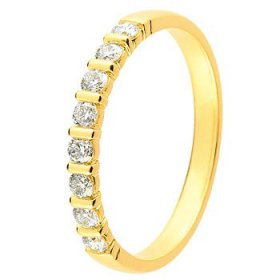 Alliance Or jaune Diamant - 0,30 ct