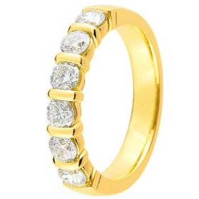 Alliance femme Or jaune - 1 ct