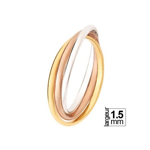 Bague trois or homme online
