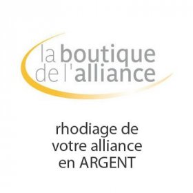 Accessoires - Services  - Rhodiage de votre alliance Argent