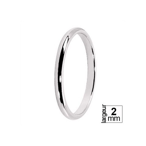 Achetez Alliance pour homme Peaceful Twinkle 5 mm en Argent Blanc