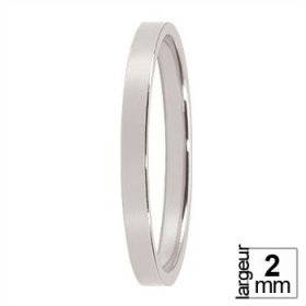 Alliance Argent femme - 2,0