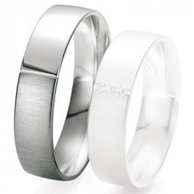 Alliance de mariage Breuning - Or gris 5.5 mm - 1303418455G