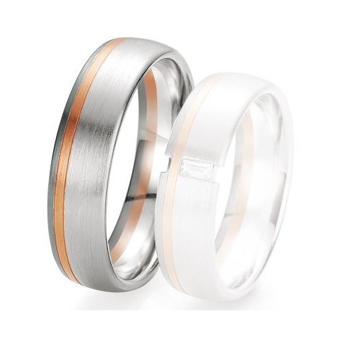 Alliance de mariage Breuning - 2 ors OG/OR 6.0mm - 1303419060B Alliance de mariage Breuning - 2 ors OG/OR 6.0mm - 1303419060B