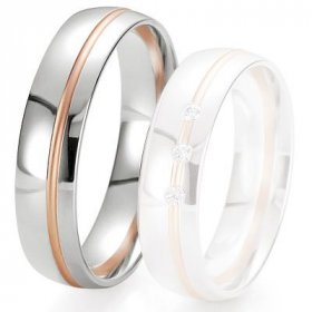 Alliances Breuning - Alliance de mariage Breuning - 2 ors OG/OR 5.5 mm - 1303422455B
