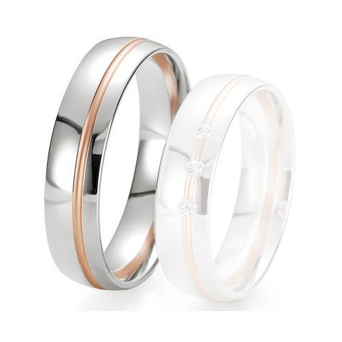Alliance de mariage Breuning - 2 ors OG/OR 5.5 mm - 1303422455B Alliance de mariage Breuning - 2 ors OG/OR 5.5 mm - 1303422455B