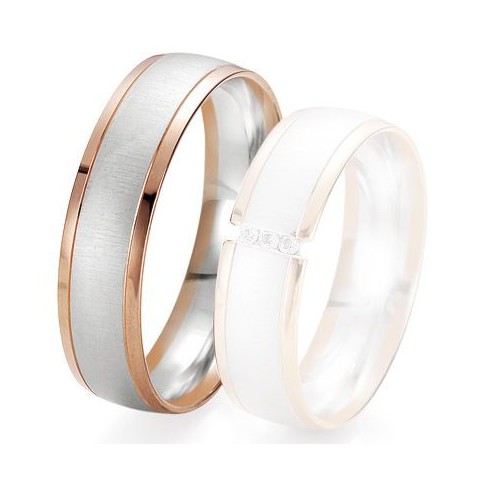 Alliance de mariage Breuning - 2 ors OG/OR 6.0 mm - 1303422860B Alliance de mariage Breuning - 2 ors OG/OR 6.0 mm - 1303422860B