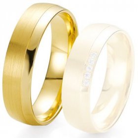 Alliance de mariage Breuning - Or jaune 6.0 mm - 1303424260J
