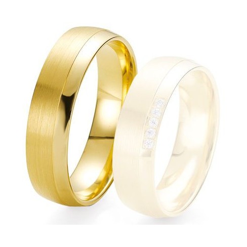Alliance de mariage Breuning - Or jaune 6.0 mm - 1303424260J Alliance de mariage Breuning - Or jaune 6.0 mm - 1303424260J