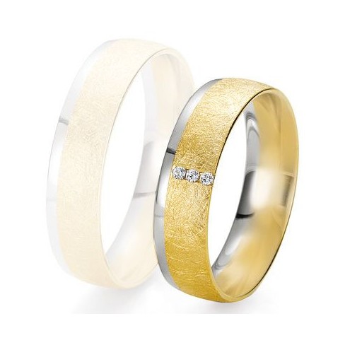 Alliance de mariage Breuning - 2 ors OG/OJ 5.5mm + diamant - 1377424955B Alliance de mariage Breuning - 2 ors OG/OJ 5.5mm + diamant - 1377424955B