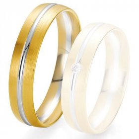 Alliance de mariage Breuning - 2 ors OG/OJ 5.0 mm - 1303425250B