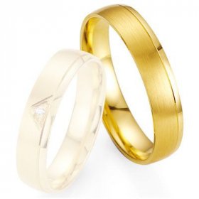 Alliance de mariage Breuning - Or jaune 4.5mm - 1303400645G