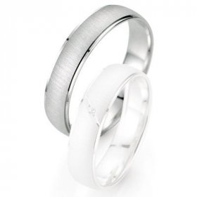 Alliances Breuning - Alliance de mariage Breuning - Or gris 5.0mm - 1303402650G