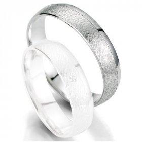 Alliance de mariage Breuning - Or gris 5.0mm - 1303403050G