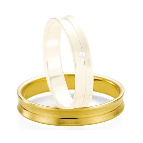 Alliance de mariage Breuning - Or jaune 4.0mm - 1303407640J Alliance de mariage Breuning - Or jaune 4.0mm - 1303407640J