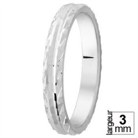 Alliance femme Argent - 3,0