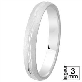 Alliance femme Argent - 3,0