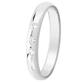 Alliance Diamant femme - 3,0