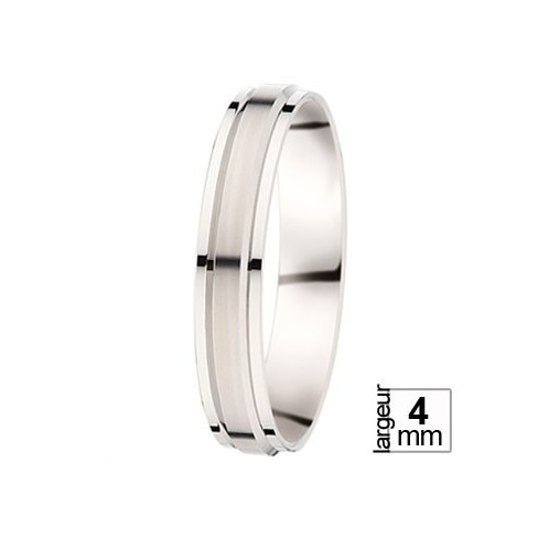 Alliance de mariage en Palladium