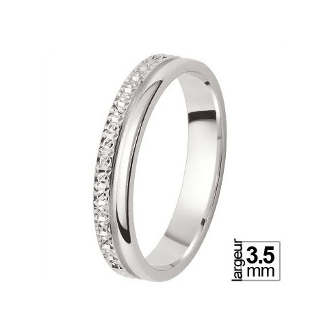 Alliance de mariage Or blanc Alliance de mariage Or blanc