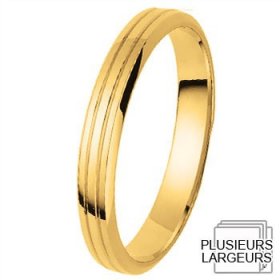 Alliance femme Or - Alliance de mariage Or jaune