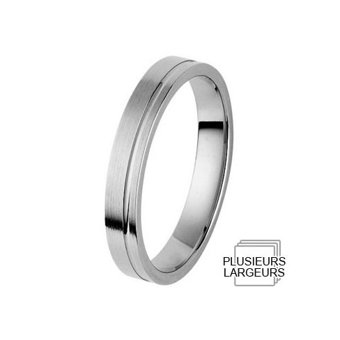 Alliance de mariage Or blanc Alliance de mariage Or blanc