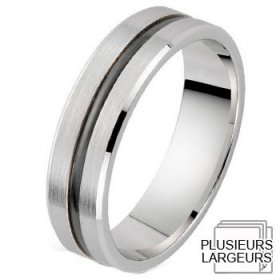Alliance Or blanc pas cher - Alliance de mariage Or blanc
