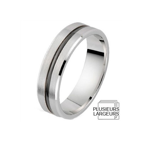 Alliance de mariage Or blanc Alliance de mariage Or blanc