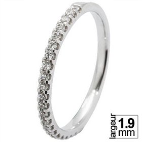 Alliance Diamant femme - Alliance de mariage Or...