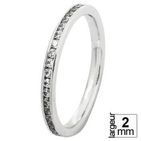 Alliance femme Diamant - Alliance de mariage Or...