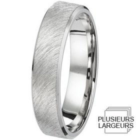 Les motifs lignes - Alliance de mariage Palladium