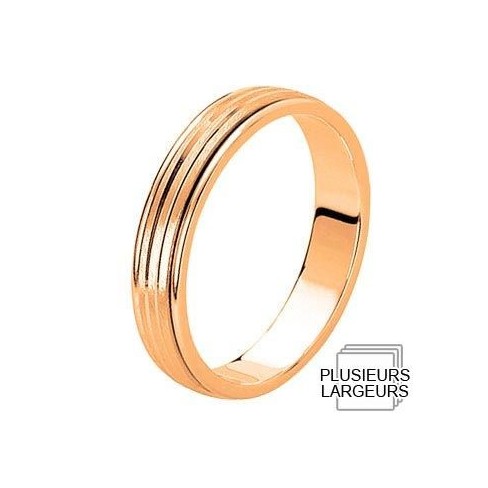 Alliance de mariage Or rose 750 Alliance de mariage Or rose 750