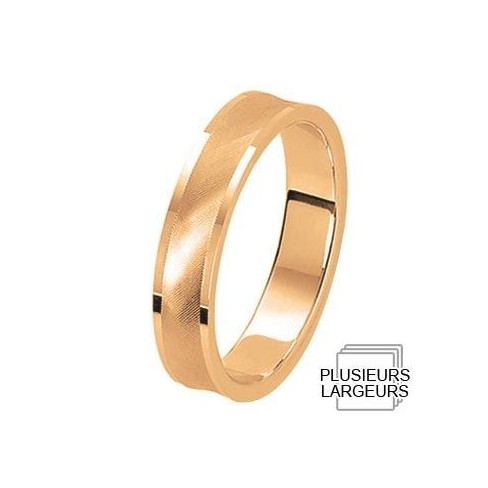 Alliance de mariage Or rose 750 Alliance de mariage Or rose 750