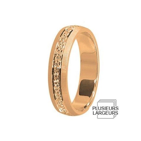 Alliance de mariage Or rose 750 Alliance de mariage Or rose 750