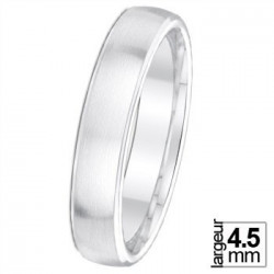 Alliance Homme-Femme série Confort en Platine - Boutique de l'Alliance