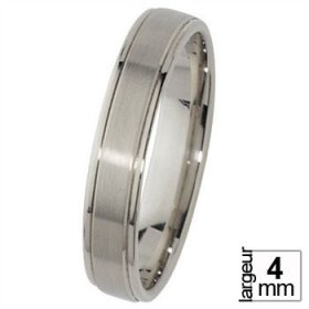 Alliance homme Platine - Alliance de mariage Platine...