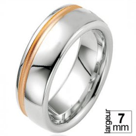 Alliance Argent homme - Alliance de mariage Argent...