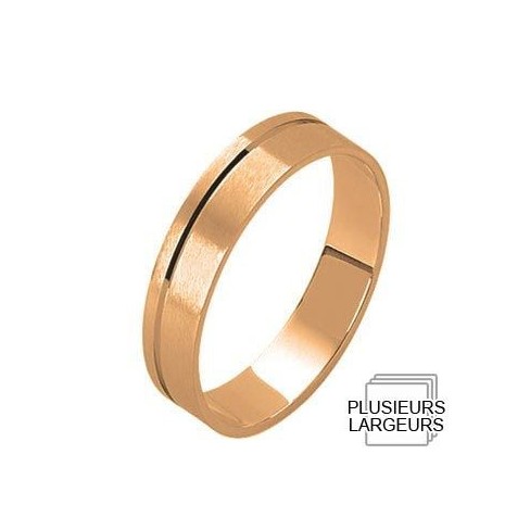 Alliance de mariage Or rose 750 Alliance de mariage Or rose 750