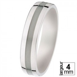 Alliance de mariage en Palladium confort