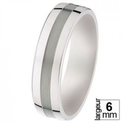 Alliance de mariage en Palladium confort