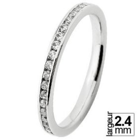 Alliance Diamant - Alliance de mariage Or...