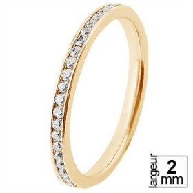 Alliance femme Diamant - Alliance Femme Or jaune...